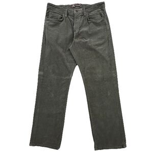 34 Heritage Corduroy Pants 34x30 Dark Green Charisma Chino Trouser Stretch